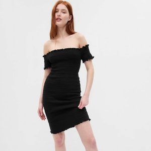 NWT GAP Off-Shoulder Smocked Mini Dress - Large Tall